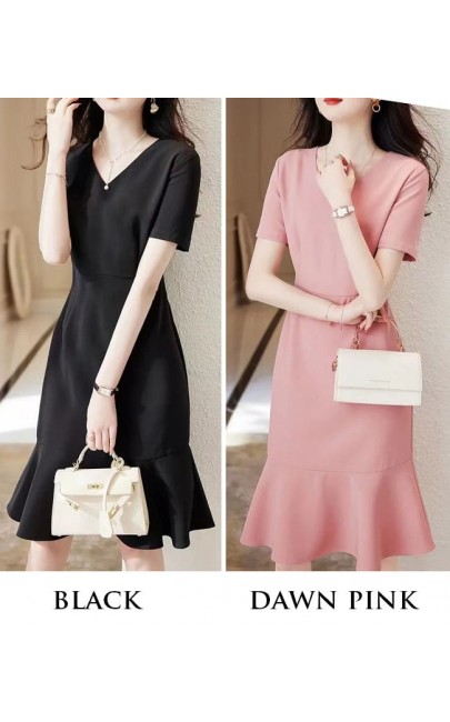 4✮- MRFRM3416 - Mermaid Knee Dress