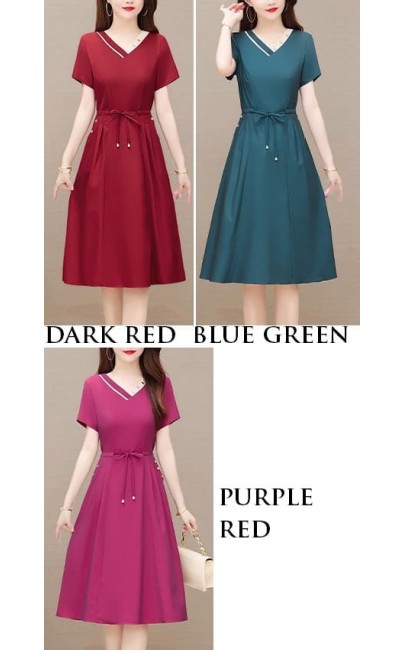 4✮- MRFRM3887 - Knee Dress (Small Cut)