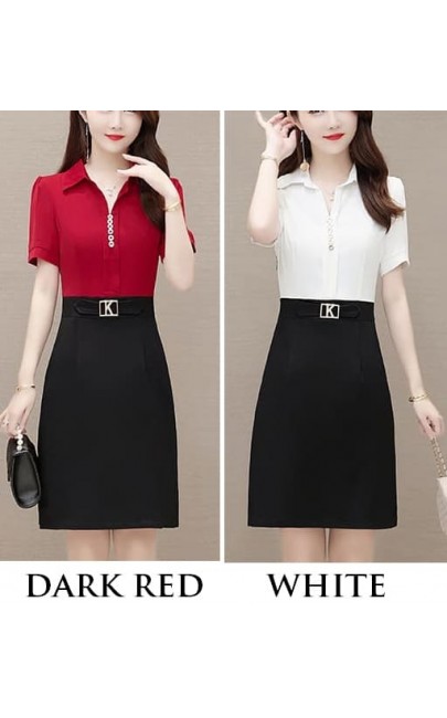 4✮- MRFRM3890 - Knee Dress 4✮- MRFRM3890 - Knee Dress