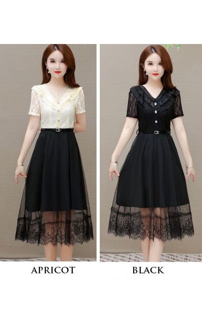 4✮- MRFRM3908 - Knee Dress (Small Cut)