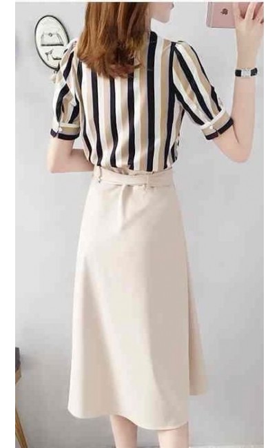 3✮- MSFRM5078 - Knee Dress (Top+Skirt)