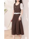 4✮- MTFRM5745 - Midi Dress (Top+Skirt)