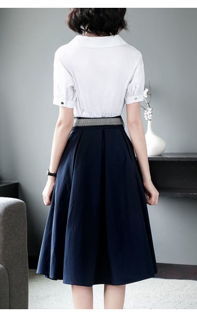 4✮- MVFRM6896 / RY1614 - Knee Dress (Top+Skirt)