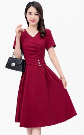 4✮- MXFRM8030 - Knee Dress (Small Cut)