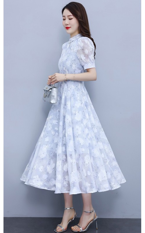 4✮- MYFRM9422 - Midi Dress (Cheongsam)