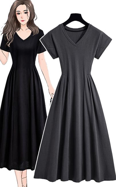4✮- NBFRM16316 / BY461 - Knee Dress