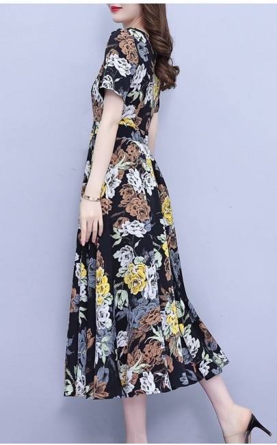 4✮- NBFRM16474 - Midi Dress (Transparent) 4✮- NBFRM16474 - Midi Dress (Transparent)