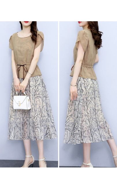 4✮- NBFRM16619 - Midi Dress (With Top)