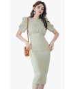 4✮- NCFRM17093 - Bodycon Knee Dress