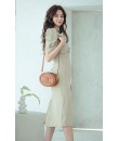 4✮- NCFRM17093 - Bodycon Knee Dress