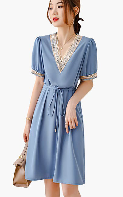 4✮- NDFRM19489 - Knee Dress