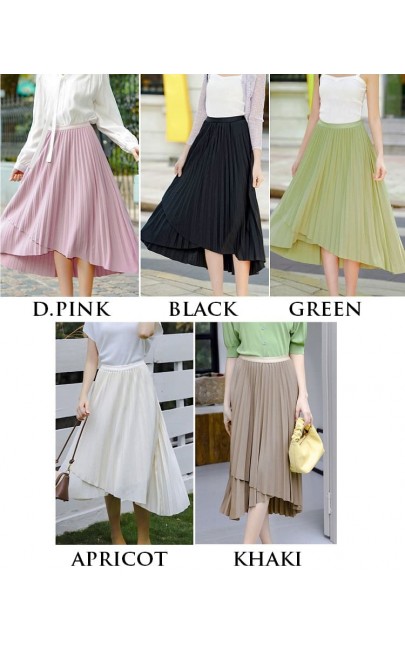 4✮- NDFRY1760 - Knee Skirt (S-XL)