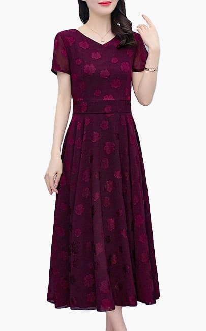 4✮- NEFRM20453 - Midi Dress