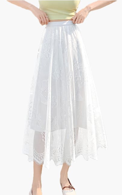 4✮- NEFRM20595 - Midi Skirt (S-XL)
