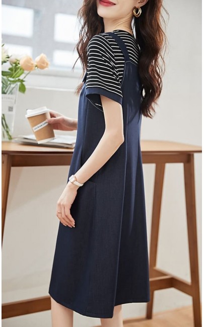 4✮- NFFRY1788 - Denim Pinafore Dress 4✮- NFFRY1788 - Denim Pinafore Dress