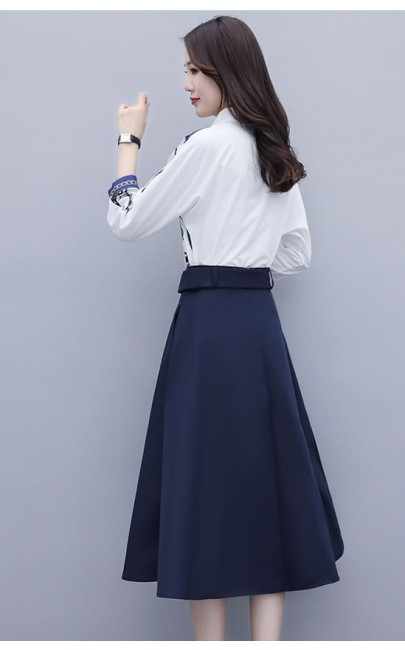 4✮- NHFRM23287 / RY1940 - Midi Dress (Top+Skirt) 4✮- NHFRM23287 / RY1940 - Midi Dress (Top+Skirt)