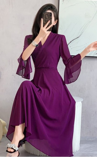 4✮- NHFRM24091 - Midi Dress