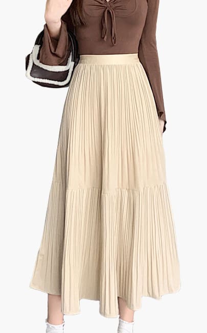 4✮- NIFRM25380 / BY654 - Midi Skirt (S-XL)