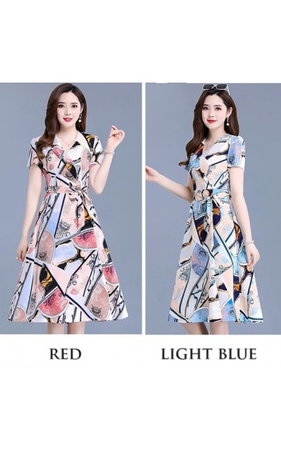 4✮- NIFRM25787 - Knee Dress (Small Cut)