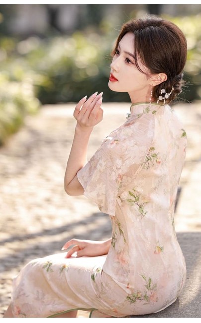 4✮- NIFRY1916 - Knee Dress (Cheongsam) (Small Cut)