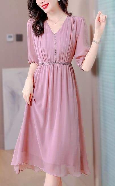 4✮- NJFRM27045 / BY60 - Midi Dress