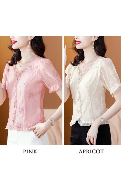 4✮- NKFRM28912 - Embroidered Top