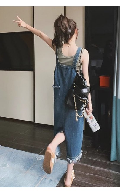 4✮- NMFRM33139 - Denim Pinafore