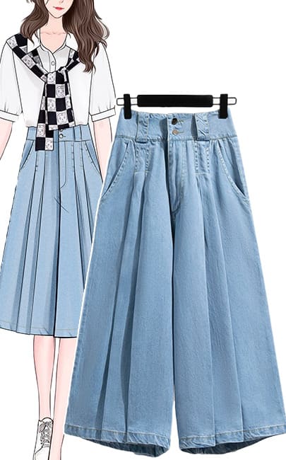 4✮- NNFPF1326 - Denim Pants