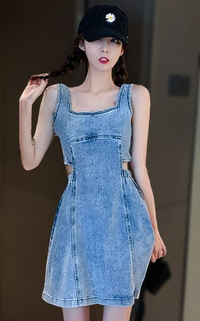 4✮- NNFPF474 - Denim Dress