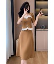 4✮- NOFPF2048 - Knee Dress (Top+Skirt)