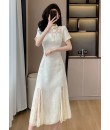 4✮- NPFPF3497 - Midi Dress (Cheongsam)
