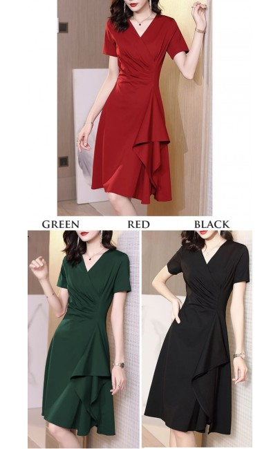 4✮- NRFBY158 / BY580 - Bodycon Knee Dress (Small Cut)