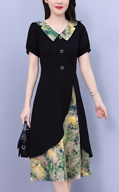 4✮- NRFPF6233 - Knee Dress (Small Cut)