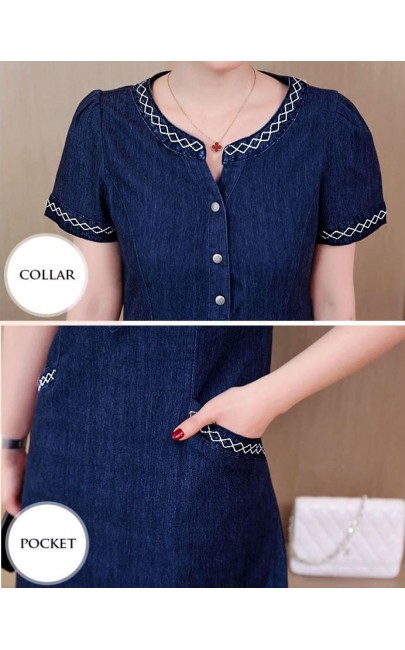 4✮- NRFRY1550 - Denim Dress (Small Cut) 4✮- NRFRY1550 - Denim Dress (Small Cut)