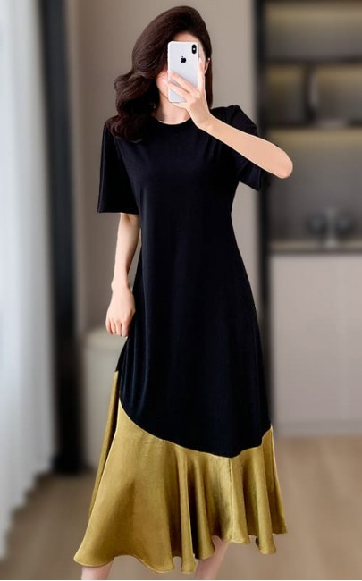 4✮- NTFPF12756 - Mermaid Midi Dress