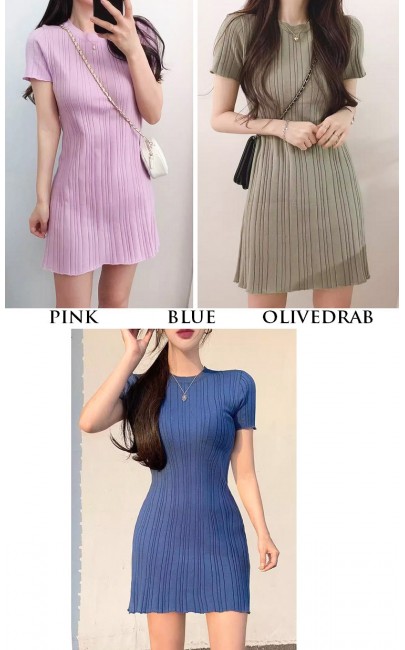 3✮- NTFPF12851 / BY265 - Bodycon Dress (S-L)