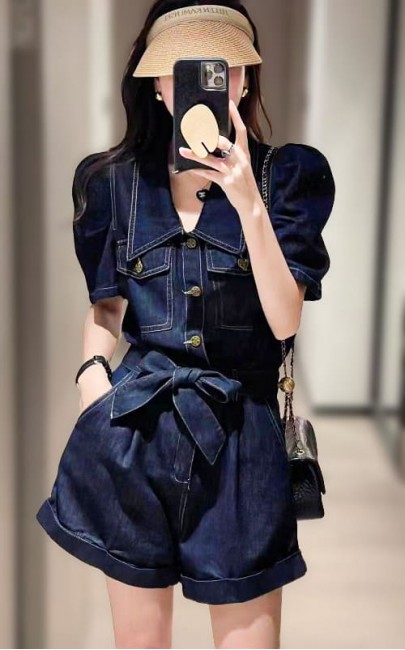 4✮- NTFPF12982 - Denim Jumpsuit