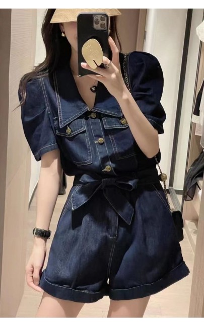 4✮- NTFPF12982 - Denim Jumpsuit 4✮- NTFPF12982 - Denim Jumpsuit