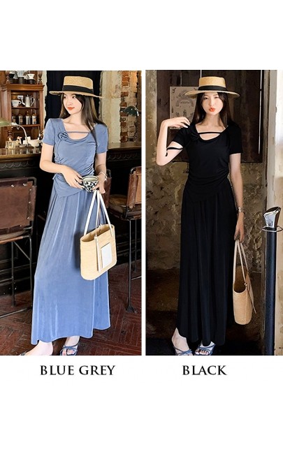 4✮- NVFPF15107 - Midi Dress (Top+Skirt) (XS-M) 4✮- NVFPF15107 - Midi Dress (Top+Skirt) (XS-M)