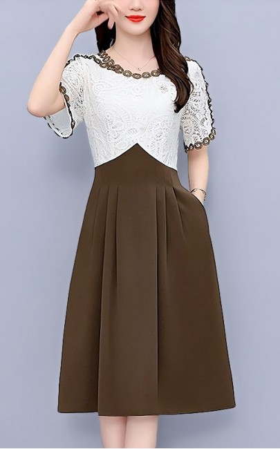 4✮- NVFPF15332 - Knee Dress (Small Cut)
