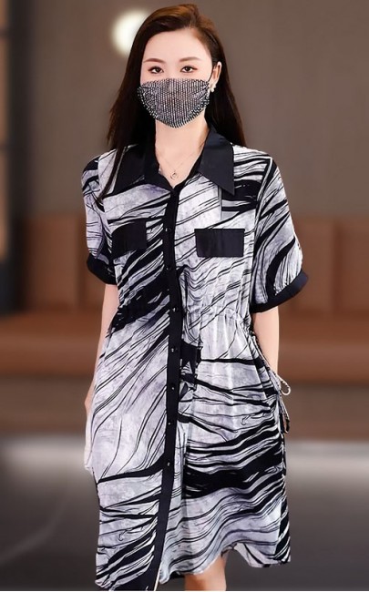 4✮- NVFPF15479 / BY585  - Knee Dress