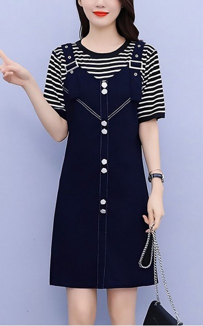 4✮- NVFPF15599 - Pinafore Dress