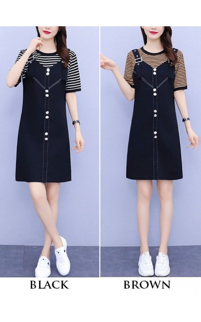 4✮- NVFPF15599 - Pinafore Dress 4✮- NVFPF15599 - Pinafore Dress
