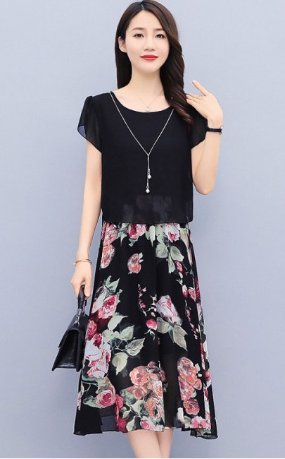 4✮- NWFPF17686 - Knee Dress (Small Cut)