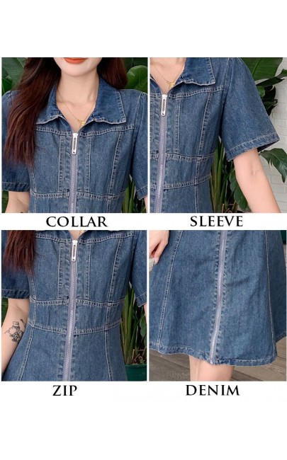 4✮- NXFPF19529 / BY504 - Denim Knee Dress 4✮- NXFPF19529 / BY504 - Denim Knee Dress