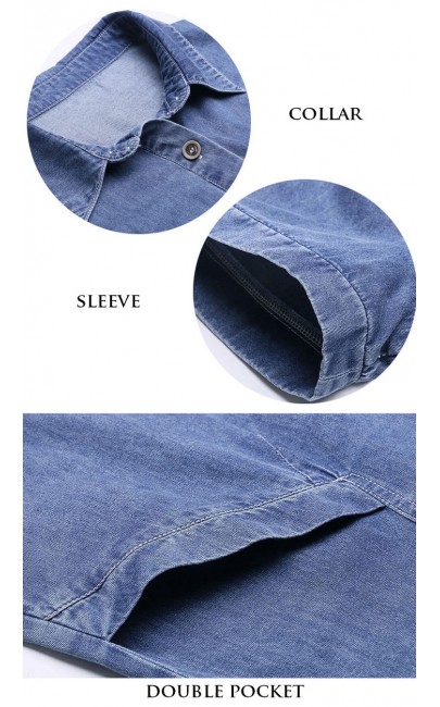 4✮- NYFBY433 / BY510 - Denim Knee Dress 4✮- NYFBY433 / BY510 - Denim Knee Dress