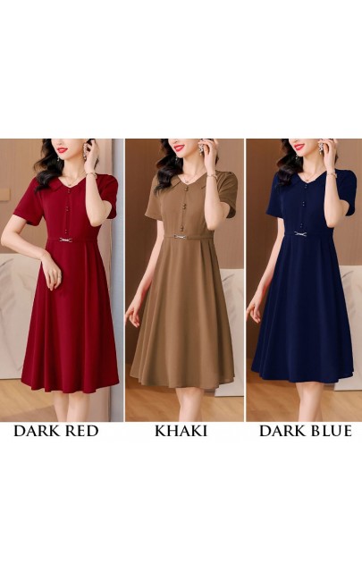 4✮- NYFPF21753 - Knee Dress  (Small Cut)