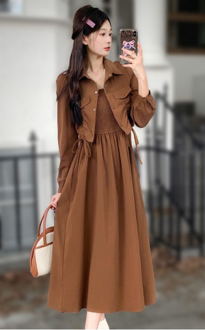 4✮- NZFBY547 - Midi Dress (With Cardigan)