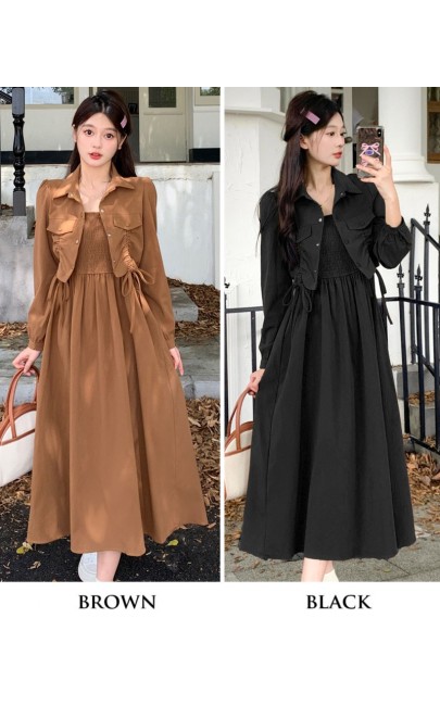 4✮- NZFBY547 - Midi Dress (With Cardigan) 4✮- NZFBY547 - Midi Dress (With Cardigan)