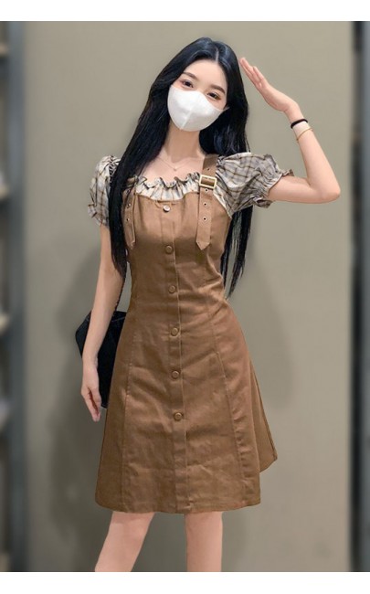 4✮- NZFPF18432 - Denim Knee Dress